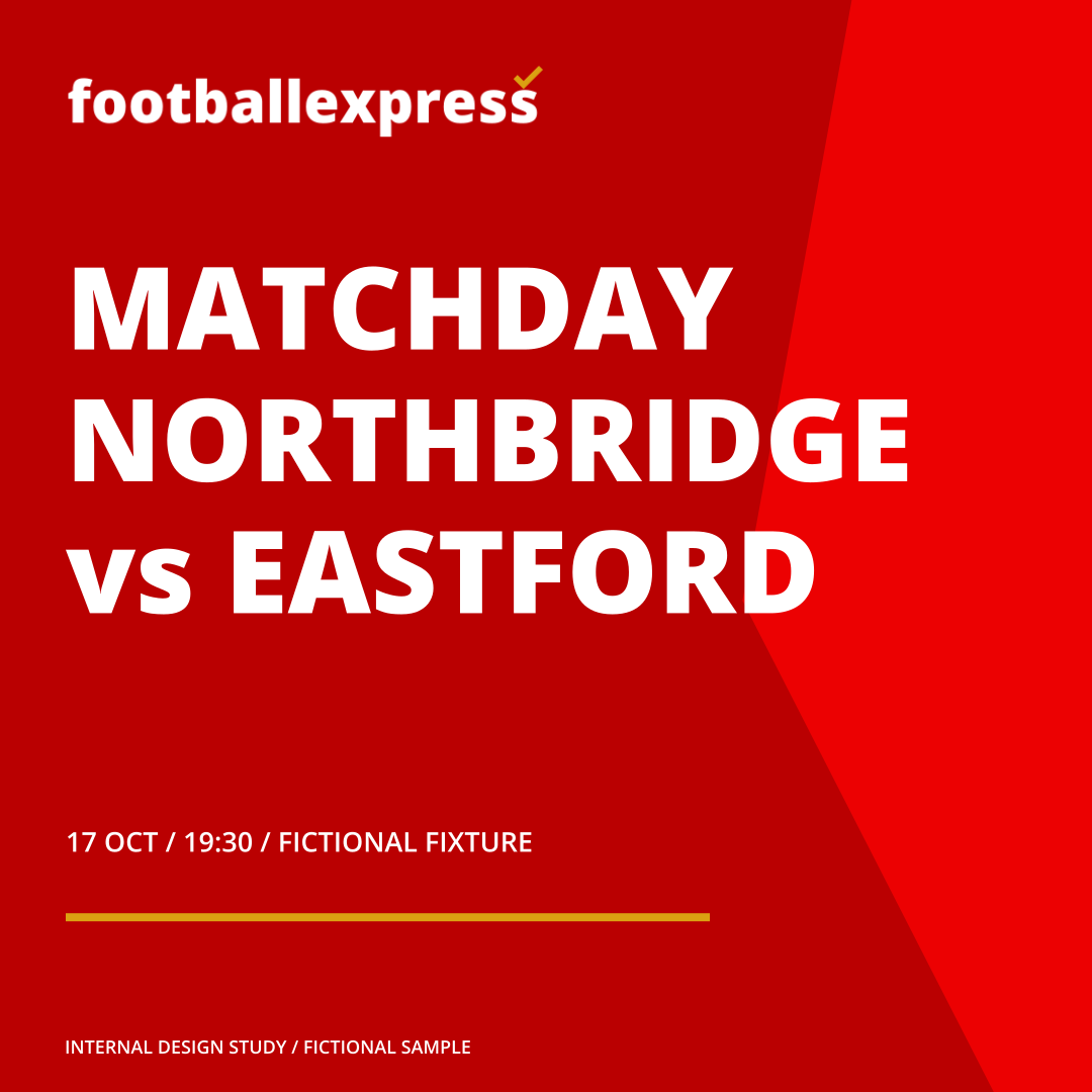 Football Express matchday square illustrative application